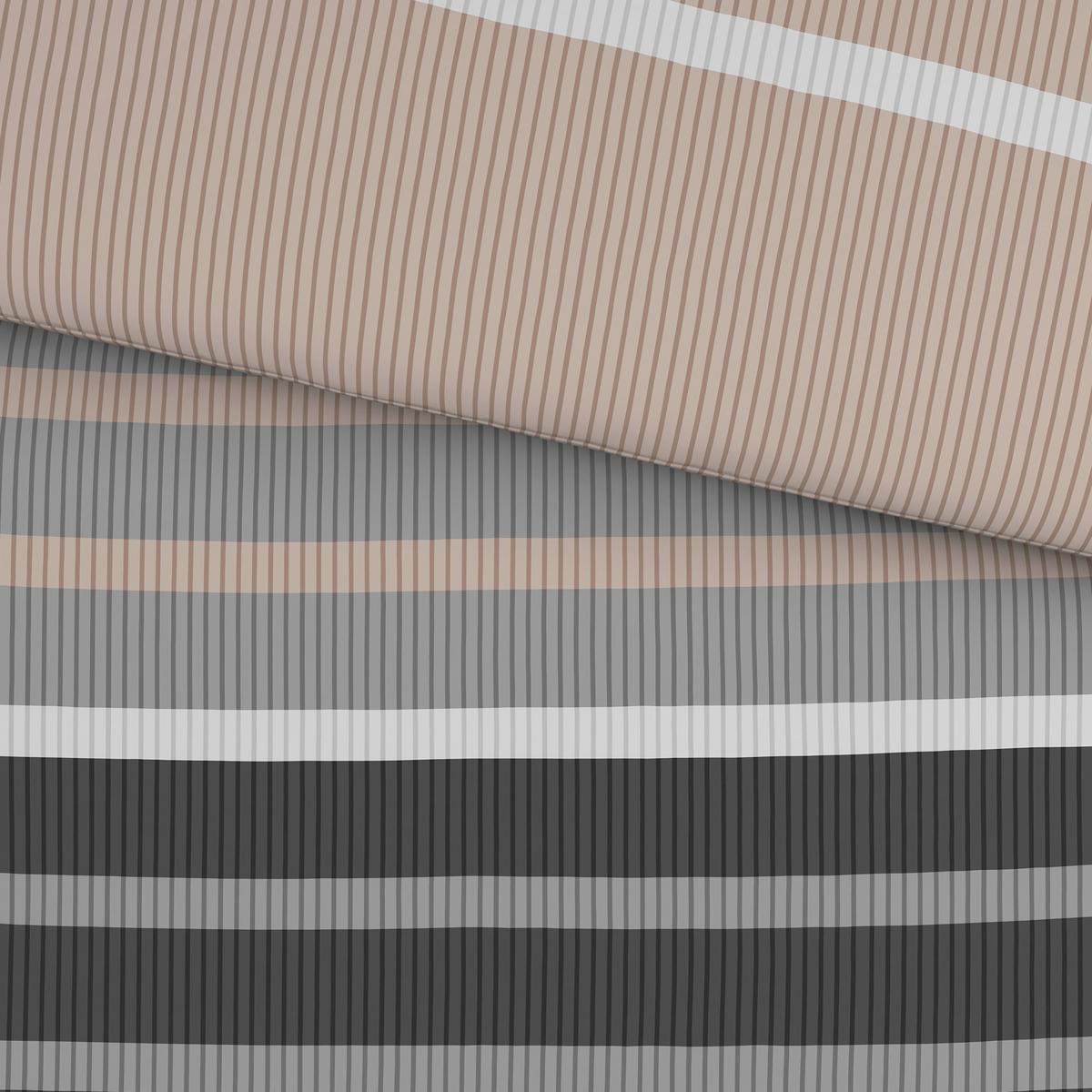 POVLEČENÍ STREIF - černá/béžová, Konvenční, textil (140/200cm) - Mömax