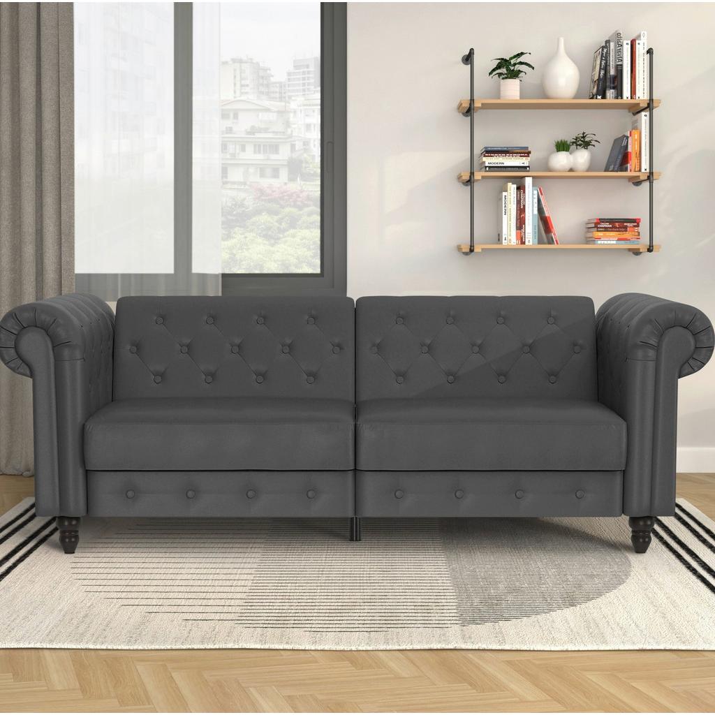 Schlafsofa Firenze Grau, mit Schlaffunktion