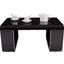 Couchtisch Im Jungen Design Snake in Schwarz - Schwarz, MODERN, Holz/Holzwerkstoff (90/42/60cm)