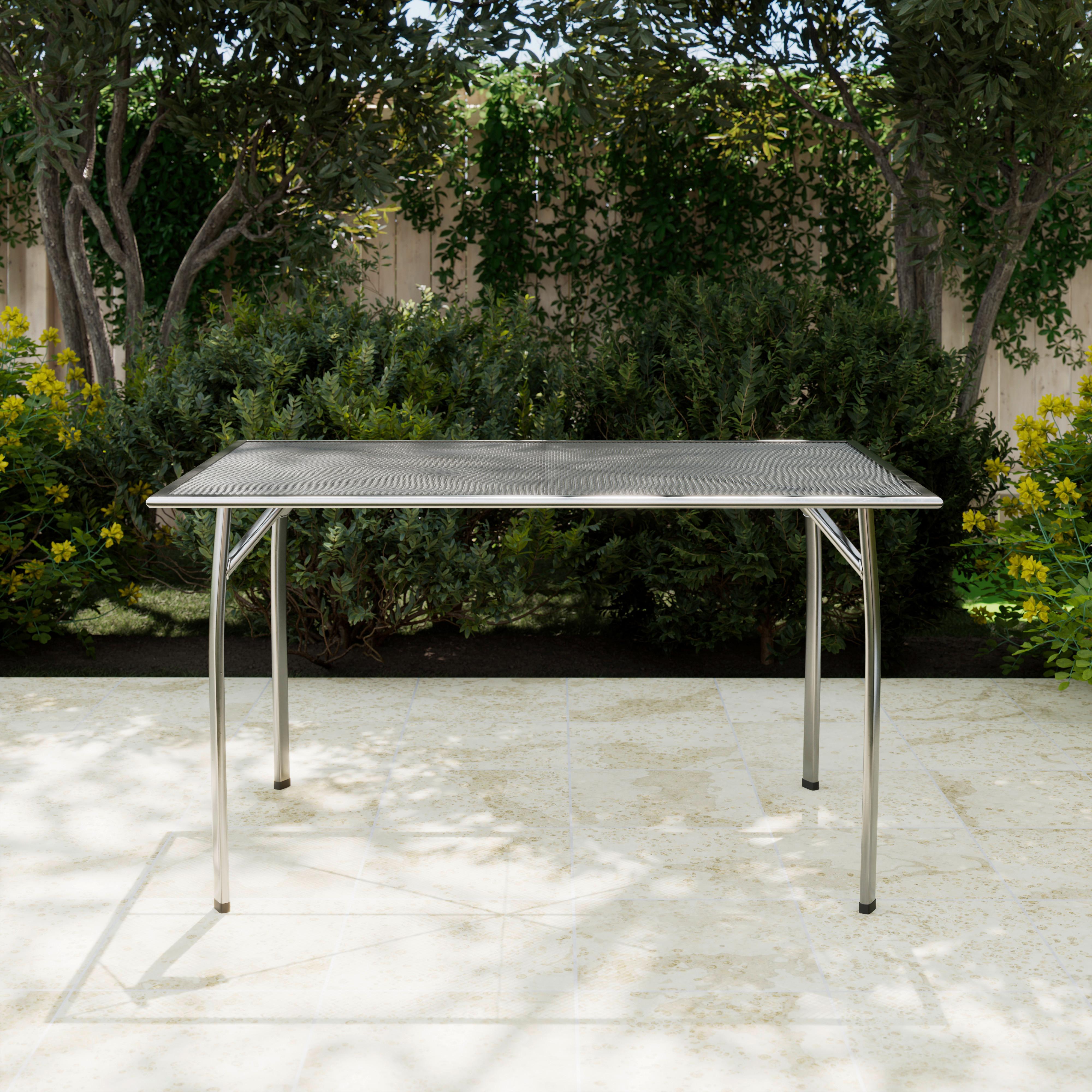 ZAHRADNÍ STŮL BRATISLAVA 1 - tmavě šedá, Moderní, kov (140/74/90cm) - Mömax