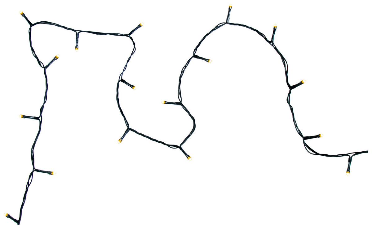 Lichterkette Luis Warmweiß L: 26,9 M - Grün, ROMANTIK / LANDHAUS, Kunststoff (2690cm) - James Wood