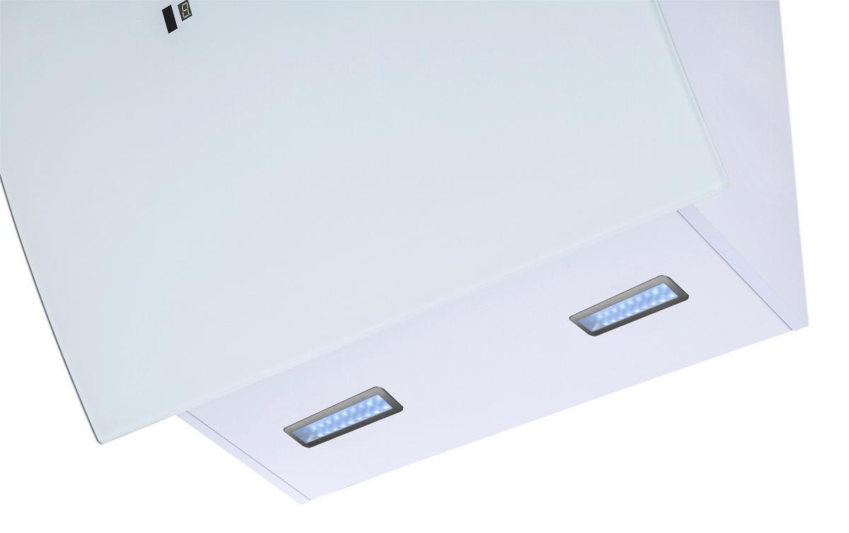 Dunstabzugshaube Respekta Selia 60 Cm - Weiß, Trend, Glas/Metall (60/78-116/40,8cm) - Respekta
