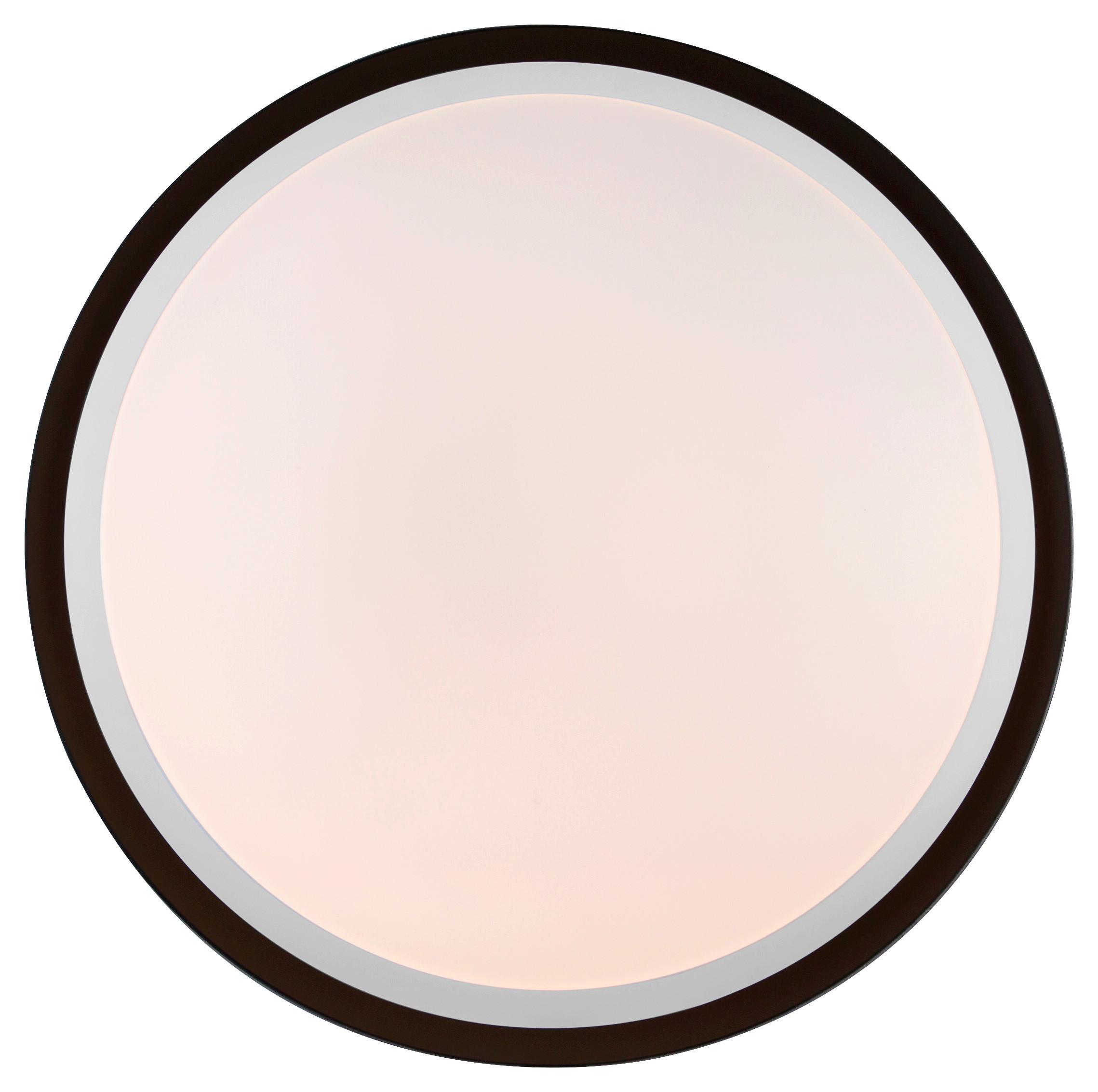 LED-Deckenleuchte Xaver Ø 56 cm Mit Smart-Steuerung - Basics, Kunststoff/Metall (56/8,5cm) - Globo