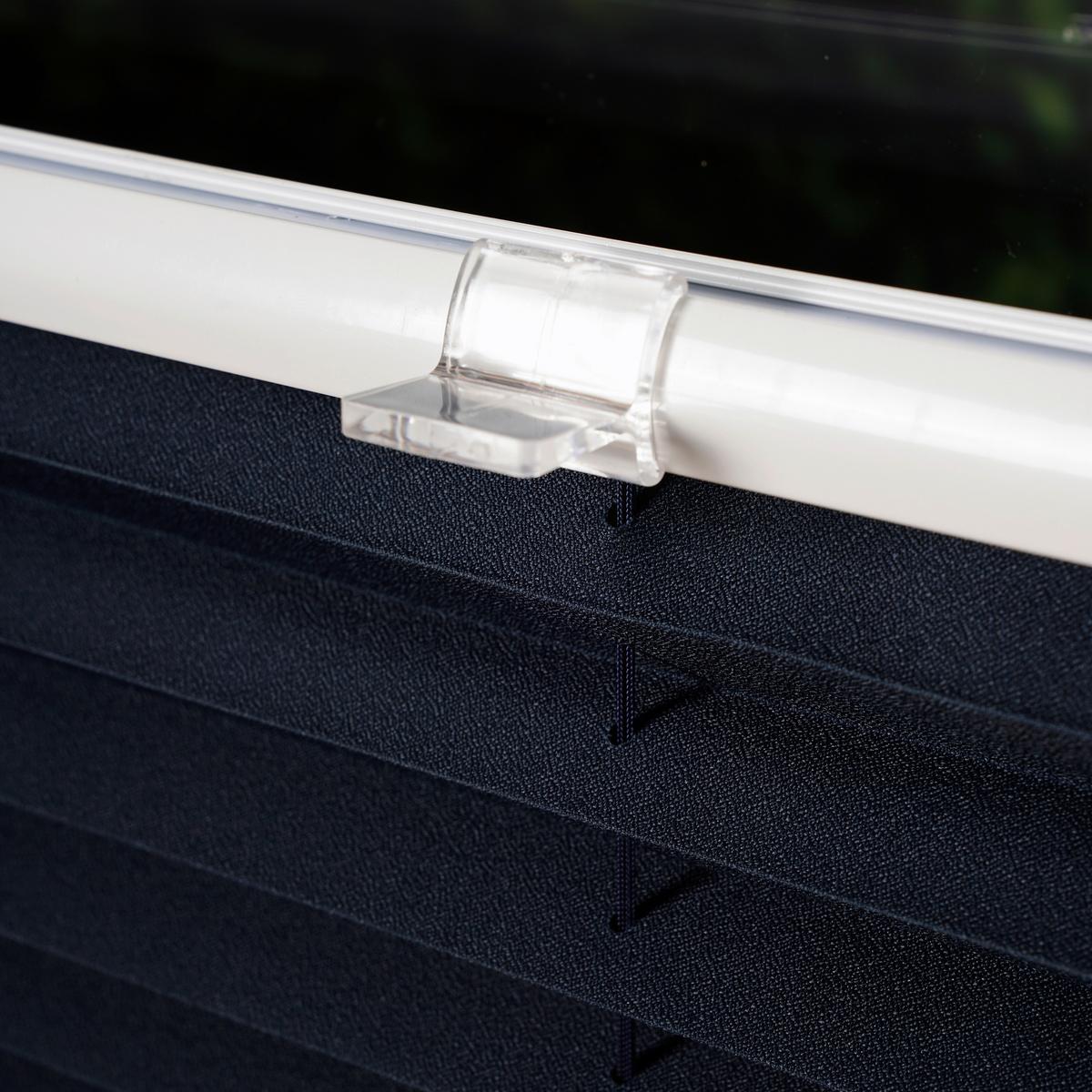 Plissee Free Dunkelblau B: 100 Cm - Dunkelblau, Basics, Textil (100/130cm) - Homeware