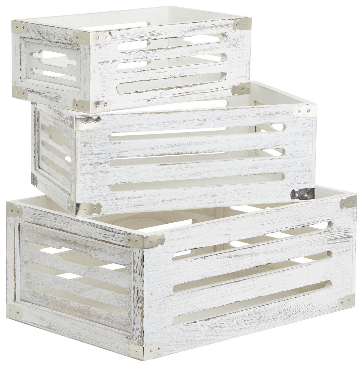 DEBNA RONNY - biela, drevo (32/19/12cm) - Mömax