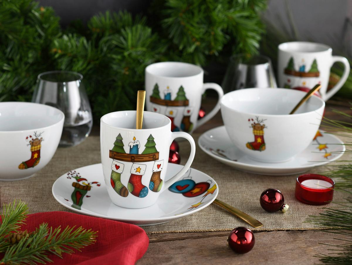 Frühstücksservice Luna 18-teilig - Basics, Keramik (33,5/33,5/33cm) - Creatable