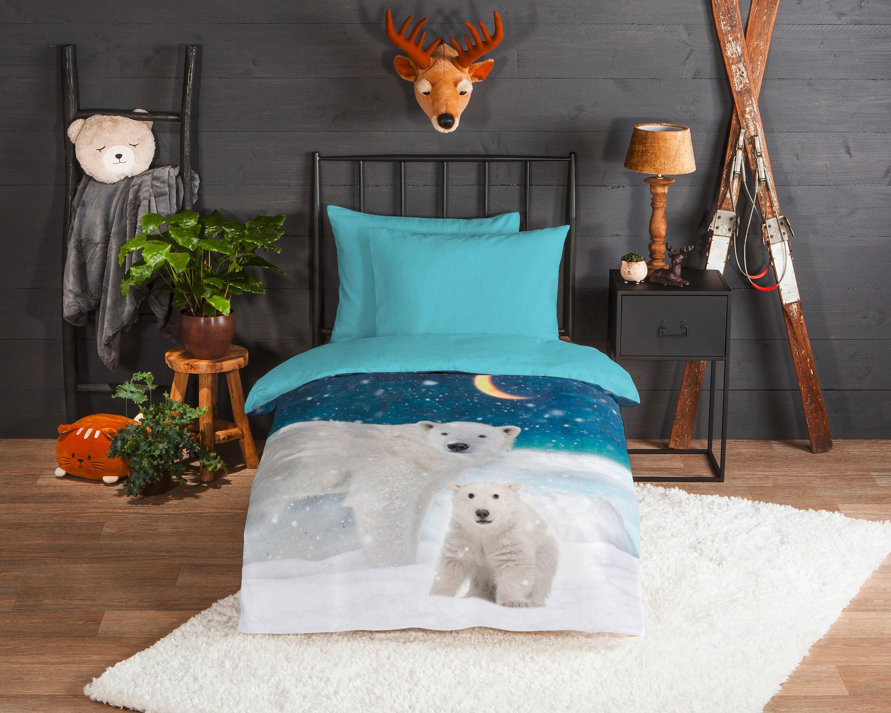 Kinderbettwäsche Polar Multicolor 140x200 cm - Multicolor, Trend, Textil (140/200cm)