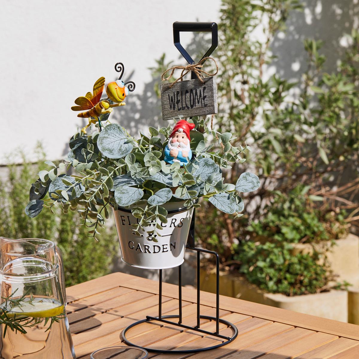 Gartenstecker Insektenfreunde H: 59,5 cm Metall Zum Stellen - Multicolor, Basics, Metall (59,5cm)