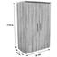 Kommode Mindi - Eichefarben/Grau, MODERN, Holzwerkstoff/Kunststoff (80,5/114,3/34,1cm) Kommode Mindi - Eichefarben/Grau, MODERN, Holzwerkstoff/Kunststoff (80,5/114,3/34,1cm)