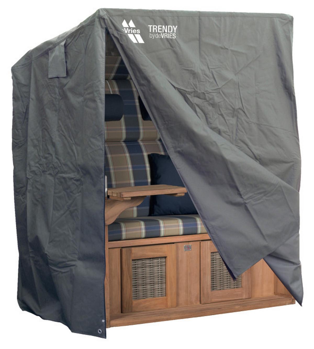 Schutzhülle Schutzhaube Classic 10526 - Grau, Basics, Textil (128/165/95cm) - Gardenson