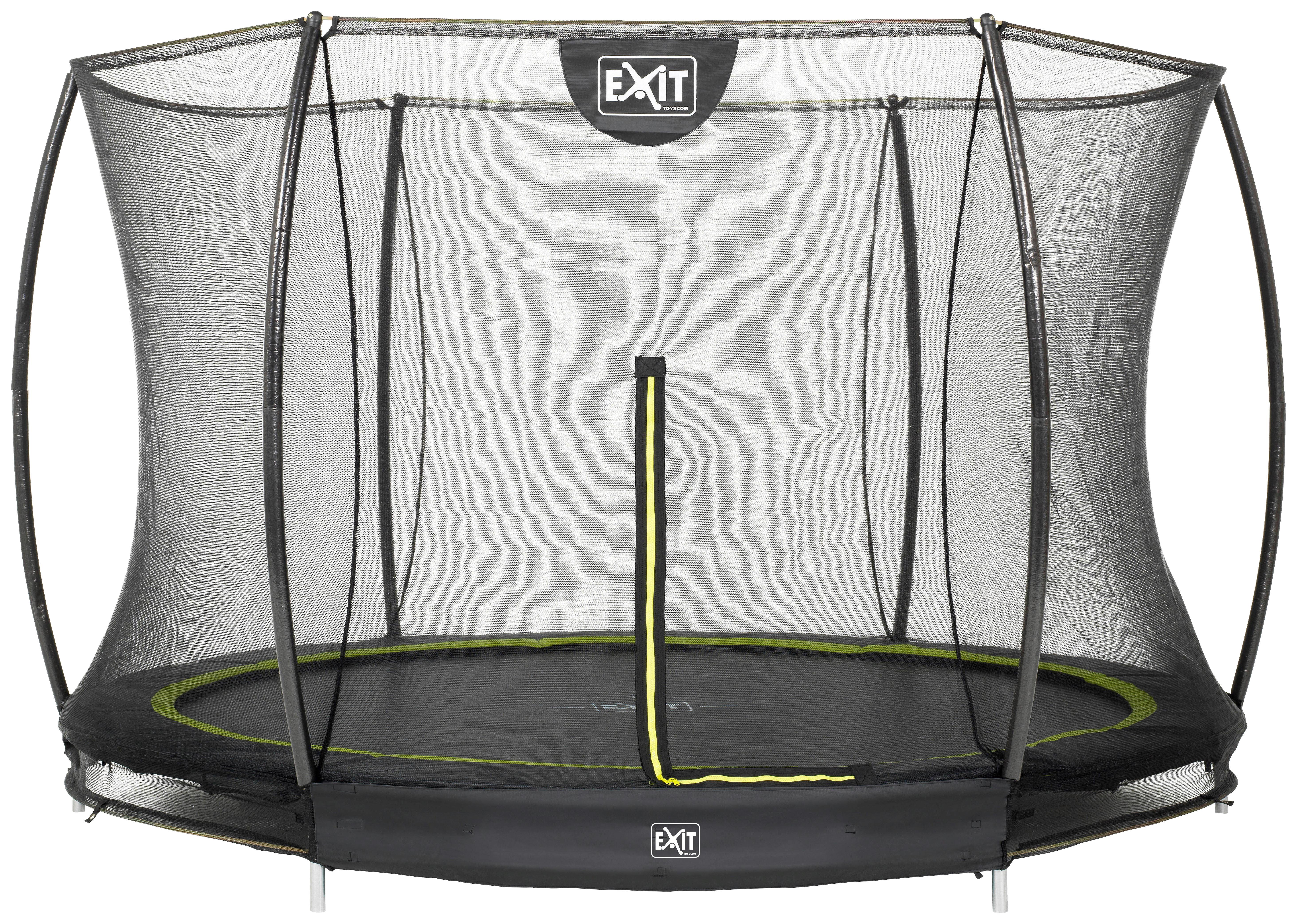 Boden-Trampolin EXIT SILHOUETTE GROUND der DUTCH TOYS GROUP in Schwarz