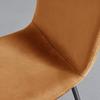 Jedálenská Stolička Elif - hrdzavá/tmavosivá, Moderný, kov/textil (43/86/55cm) - Modern Living