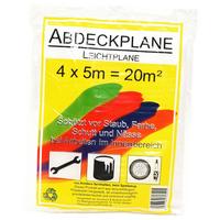 Abdeckplane Leichtplane Transparent 30x22 Cm Für 20m² - Transparent, KONVENTIONELL, Kunststoff (30/22/0.5cm)