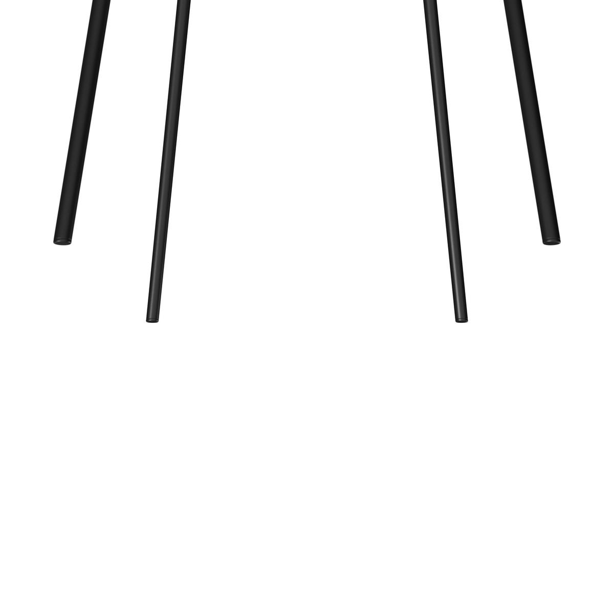 Stolička Malea MALEA - čierna/zelená, Modern, kov/drevo (49/81/52cm) - Bessagi Home