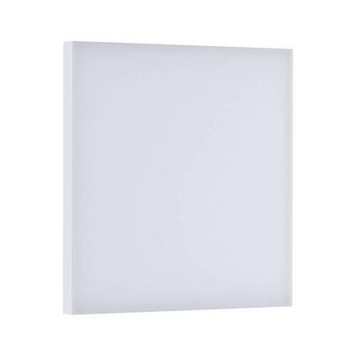 LED-Paneel L: 22,5 cm dimmbar - Weiß, Basics, Metall (22,5/5,0/22,5cm) - Paulmann
