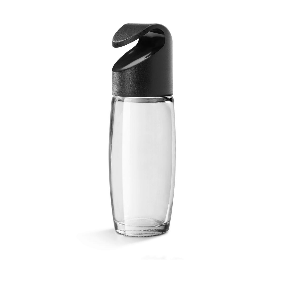 Gewürzregal aus Glas und Kunststoff BxH: 15,2x17,2 cm - Transparent/Schwarz, Basics, Glas/Kunststoff (15,2/17,2/15,2cm) - Metaltex