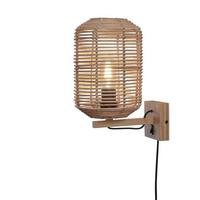 WANDLEUCHTE TANAMI/W25/N - Naturfarben, Trend, Naturmaterialien (18/25/25cm) - Good & Mojo