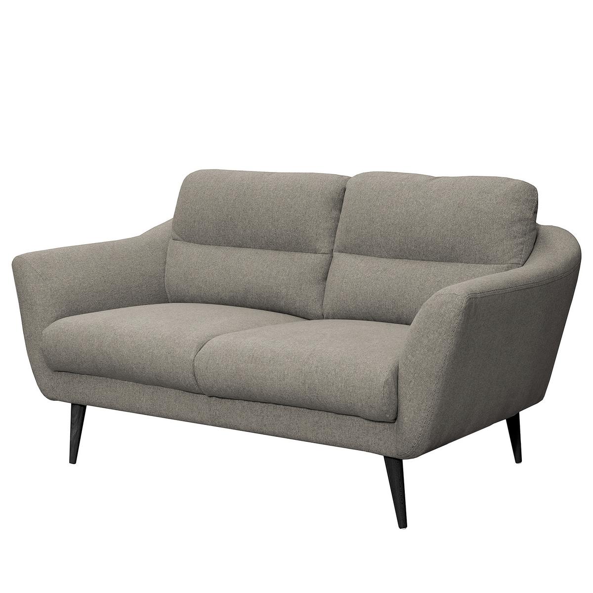 2-sitzer-sofa Tromso Grau B: 158 Cm - Schwarz/Grau, Design, Textil (158/87/88cm) - Livetastic