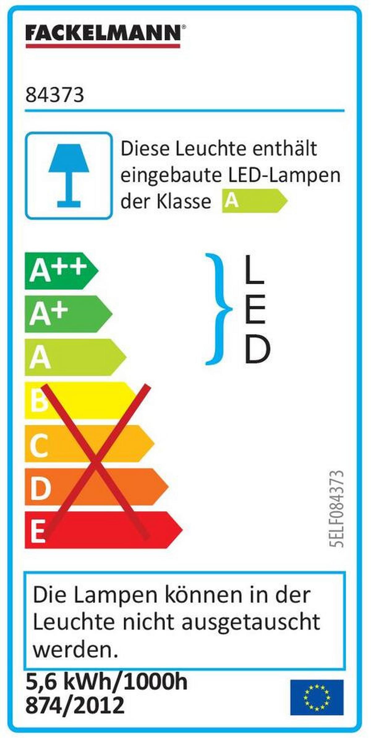 Aufbauleuchte B: 30 cm Chromfarben Led - Chromfarben, Basics, Metall (30/4/12,5cm) - MID.YOU