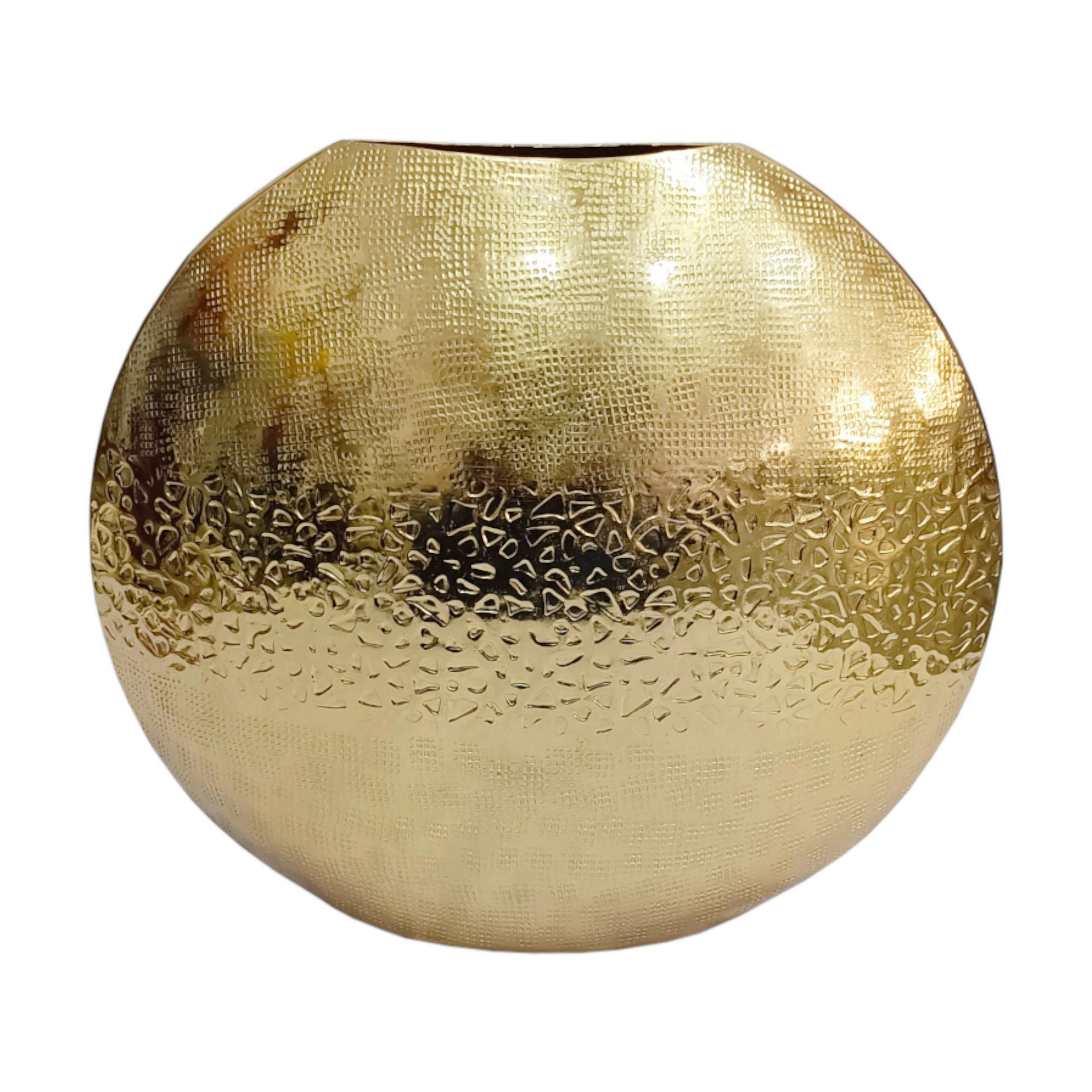 Dekovase Elena - Goldfarben, MODERN, Metall (33/13/29cm) - Luca Bessoni