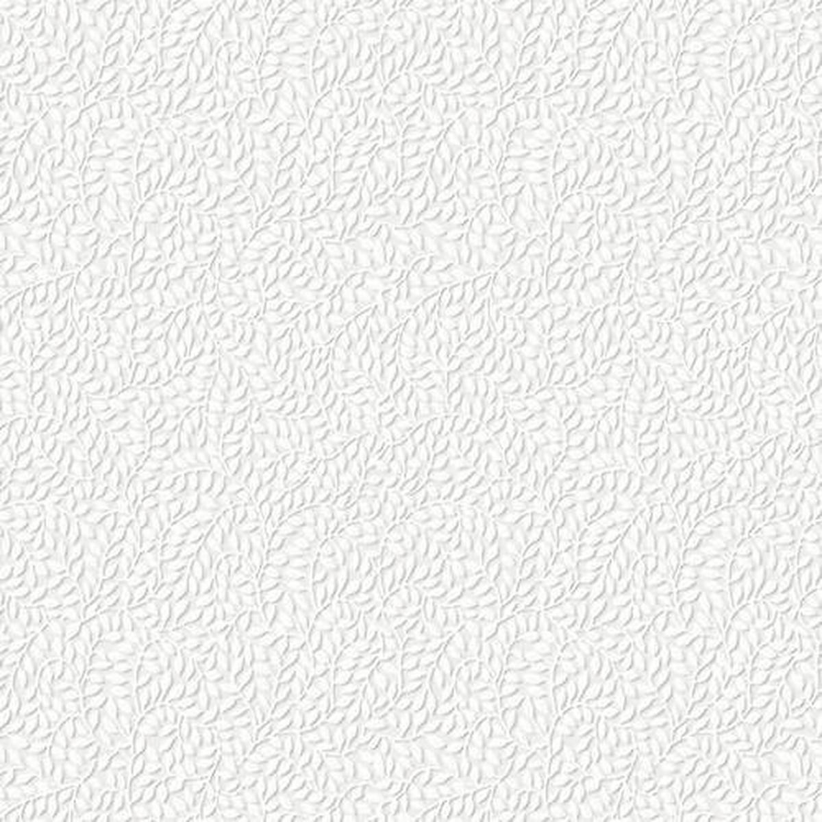 Vliestapete Little Vines Paintable - Weiß, Basics, Papier/Kunststoff (52/1005cm)