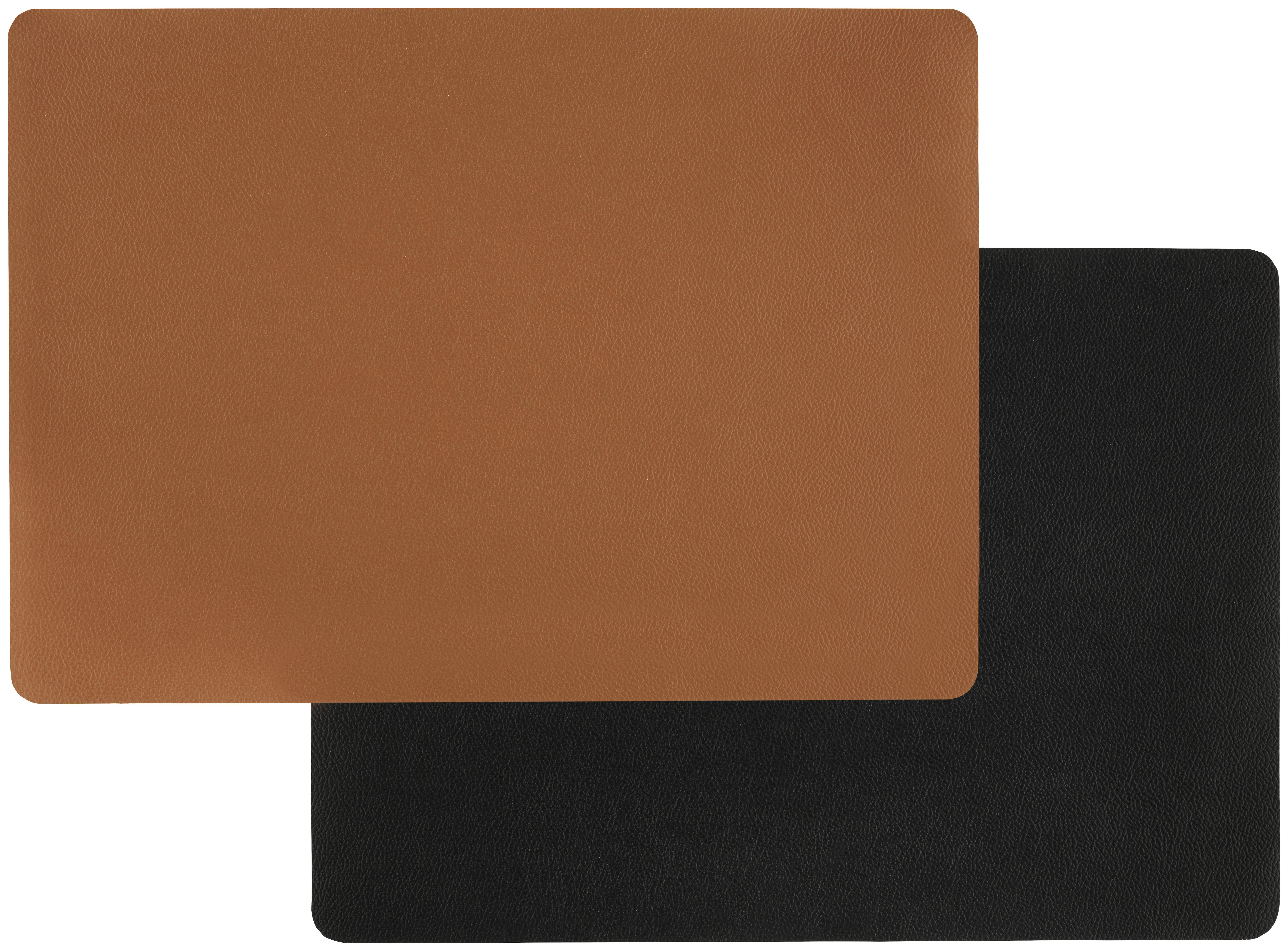 Prostírání Diego - černá/koňaková, Moderní, plast (46/33cm) - Modern Living