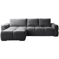 Ecksofa Taremi Anthrazit S 173x299 Cm - Anthrazit/Schwarz, Design, Textil (173/299cm) - Stylife
