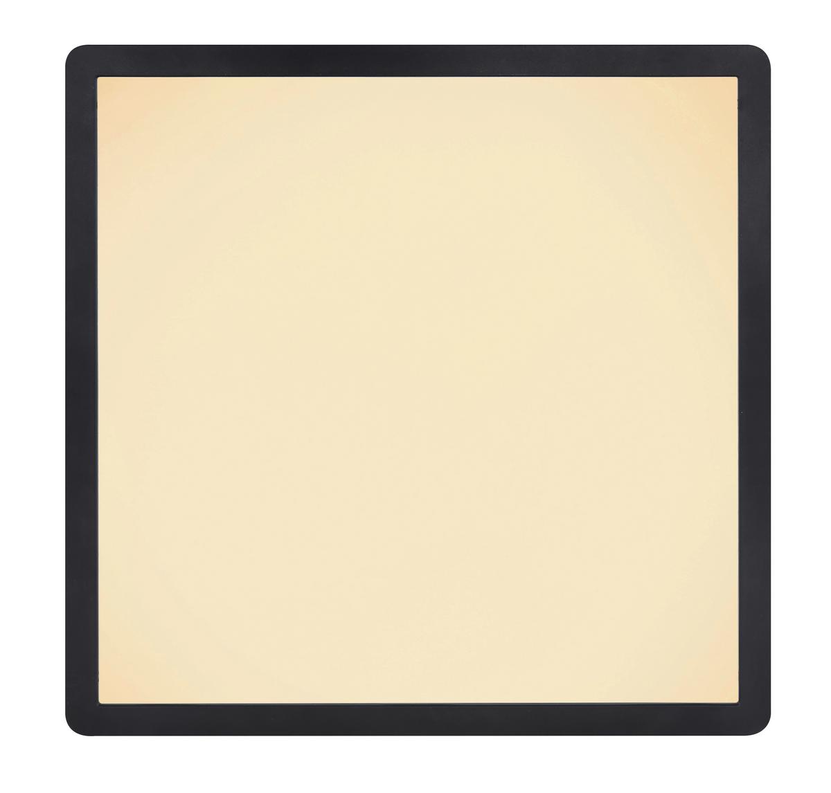 Led-deckenleuchte Sapana L: 29,4 Cm Mit Memory-Funktion - Opal/Schwarz, Basics, Kunststoff (29,4/29,4/2,5cm) - Globo