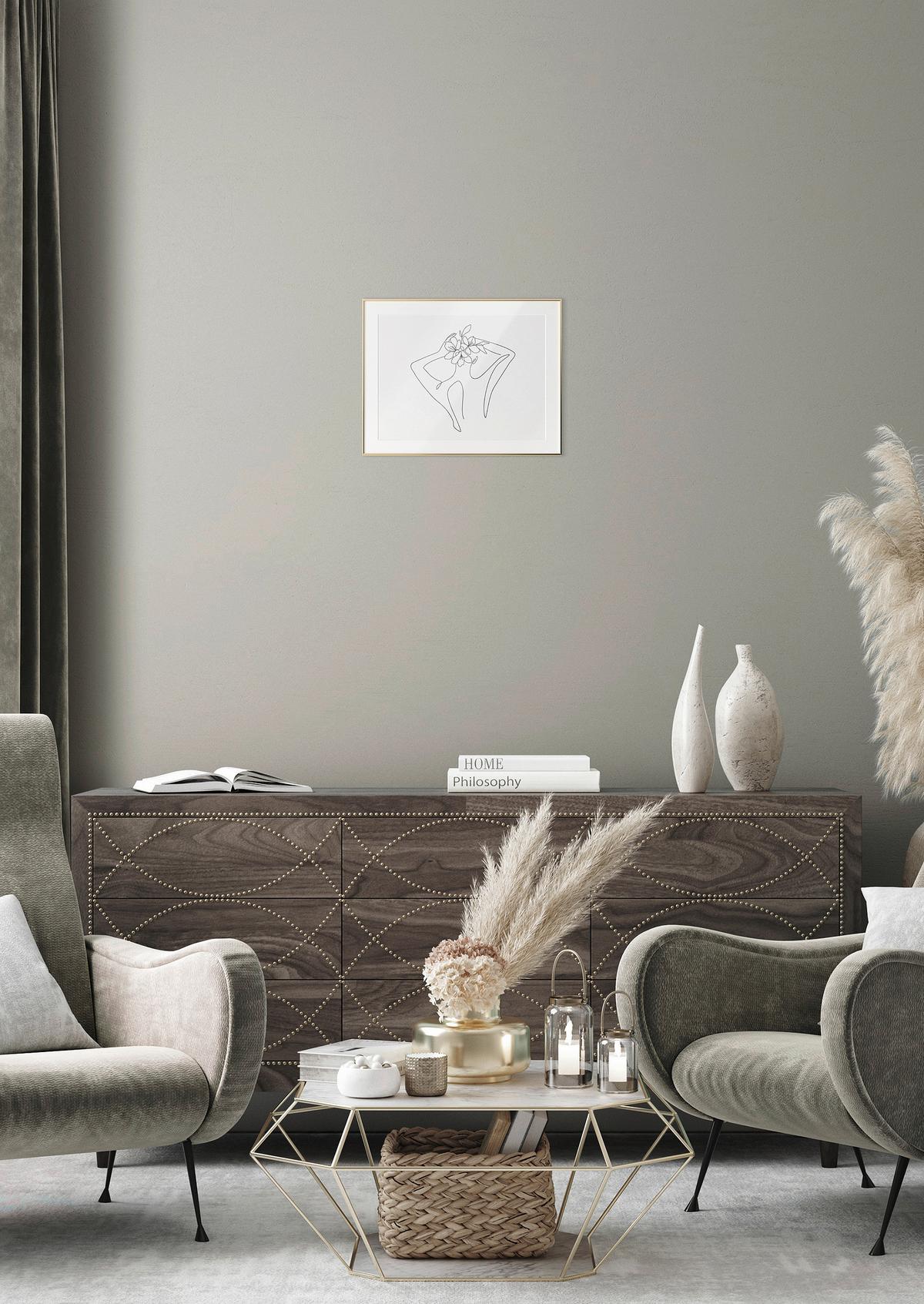 PLAKÁT VINCENT - vícebarevná, papír (30/40cm) - Modern Living