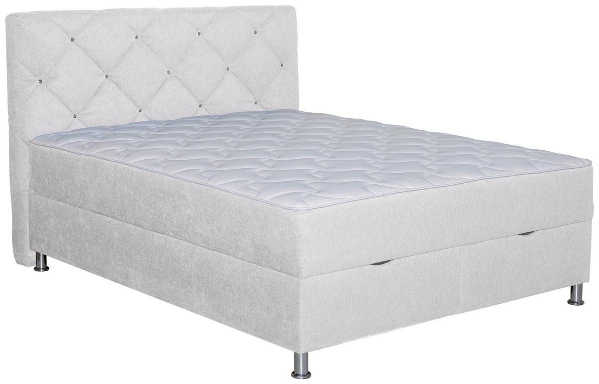 Box-ágy Black Diamond - natúr színű, Design, textil (180/200cm) - Modern Living