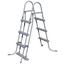 Stahlwandpool Set Hydrium Splasher Ø 460 X H 90 cm - Blau/Weiß, MODERN, Kunststoff/Metall (460/90cm) - Bestway Stahlwandpool Set Hydrium Splasher Ø 460 X H 90 cm - Blau/Weiß, MODERN, Kunststoff/Metall (460/90cm) - Bestway