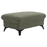 Taburet HUDSON tmavě zelená žinylka NAPOLI - černá/tmavě zelená, Konvenční, kov/textil (102/45/65cm) - Sembella