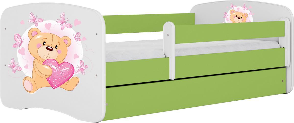 Kinder-/Juniorbett Babydreams inkl. Matratze 80x160 - Birkefarben/Weiß, MODERN, Holz/Holzwerkstoff (80/160cm) - MID.YOU