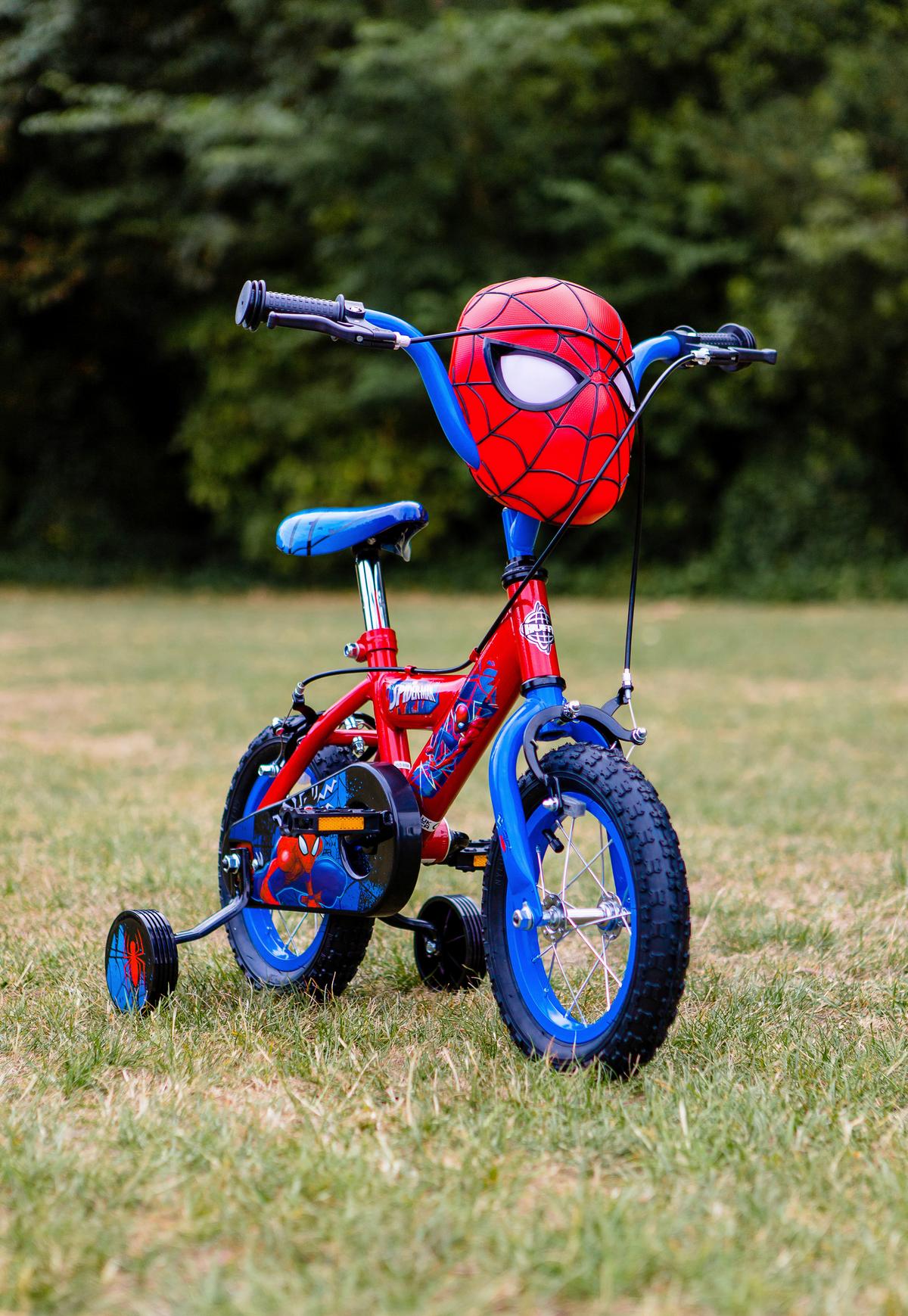 Kinderfahrrad Huffy Spider-Man 12in Bike - Blau/Rot, Basics, Metall (54/74/84cm)