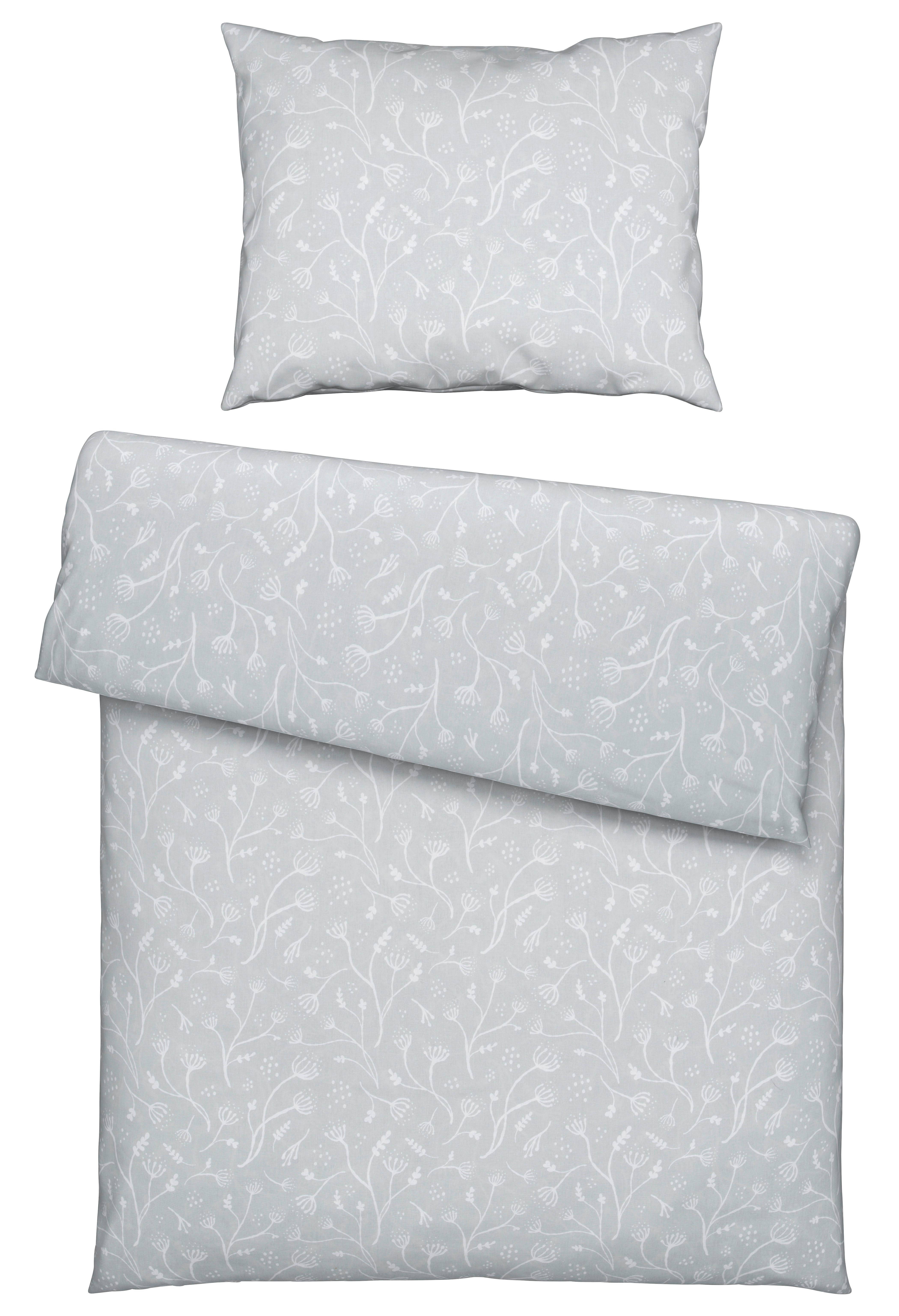 Povlečení Frida, 70/90 140/200cm - světle šedá, Konvenční, textil (140/200cm) - Modern Living