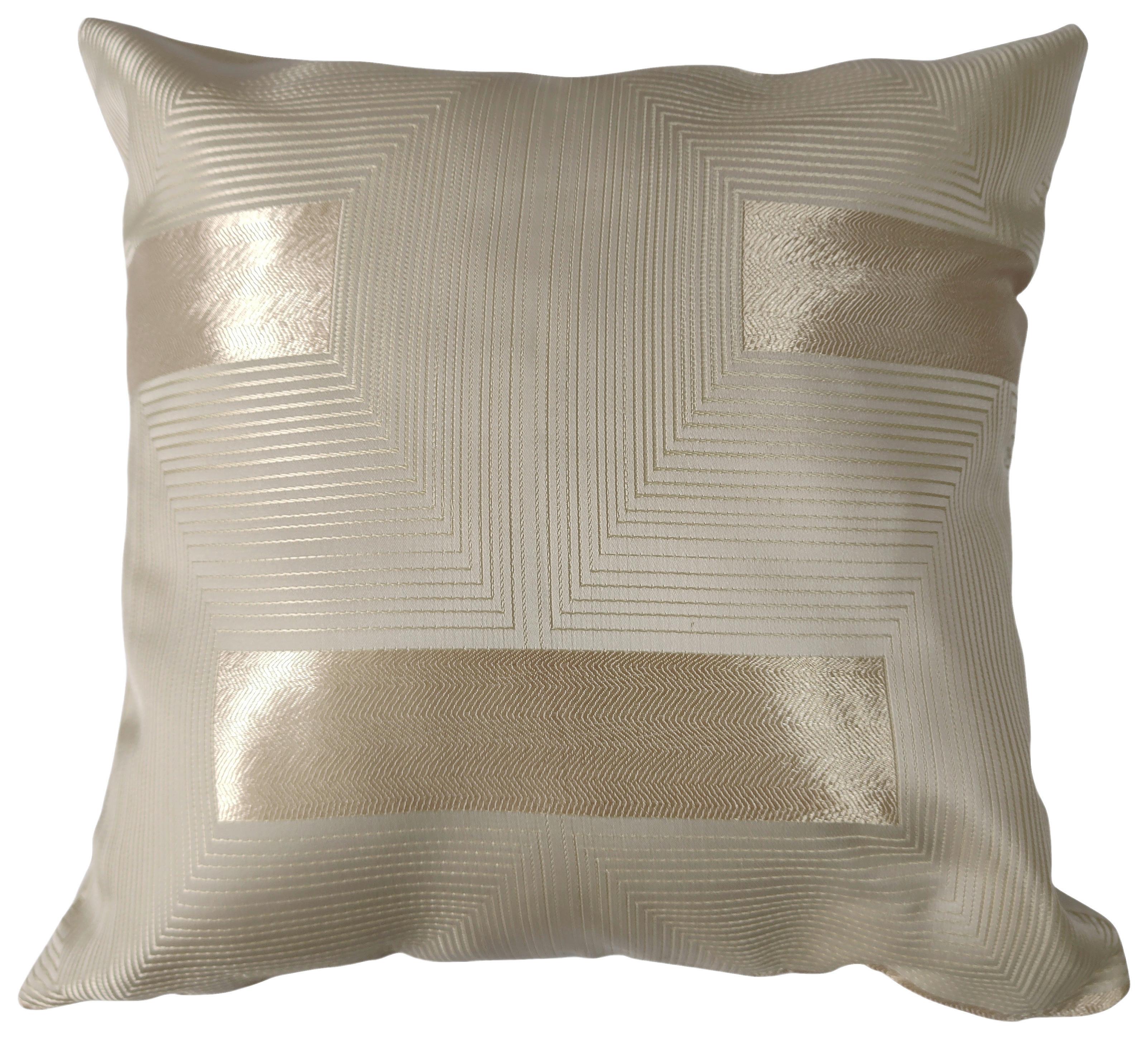 ZIERKISSEN ILMA - Beige/Goldfarben, ROMANTIK / LANDHAUS, Textil (45/45cm) - James Wood