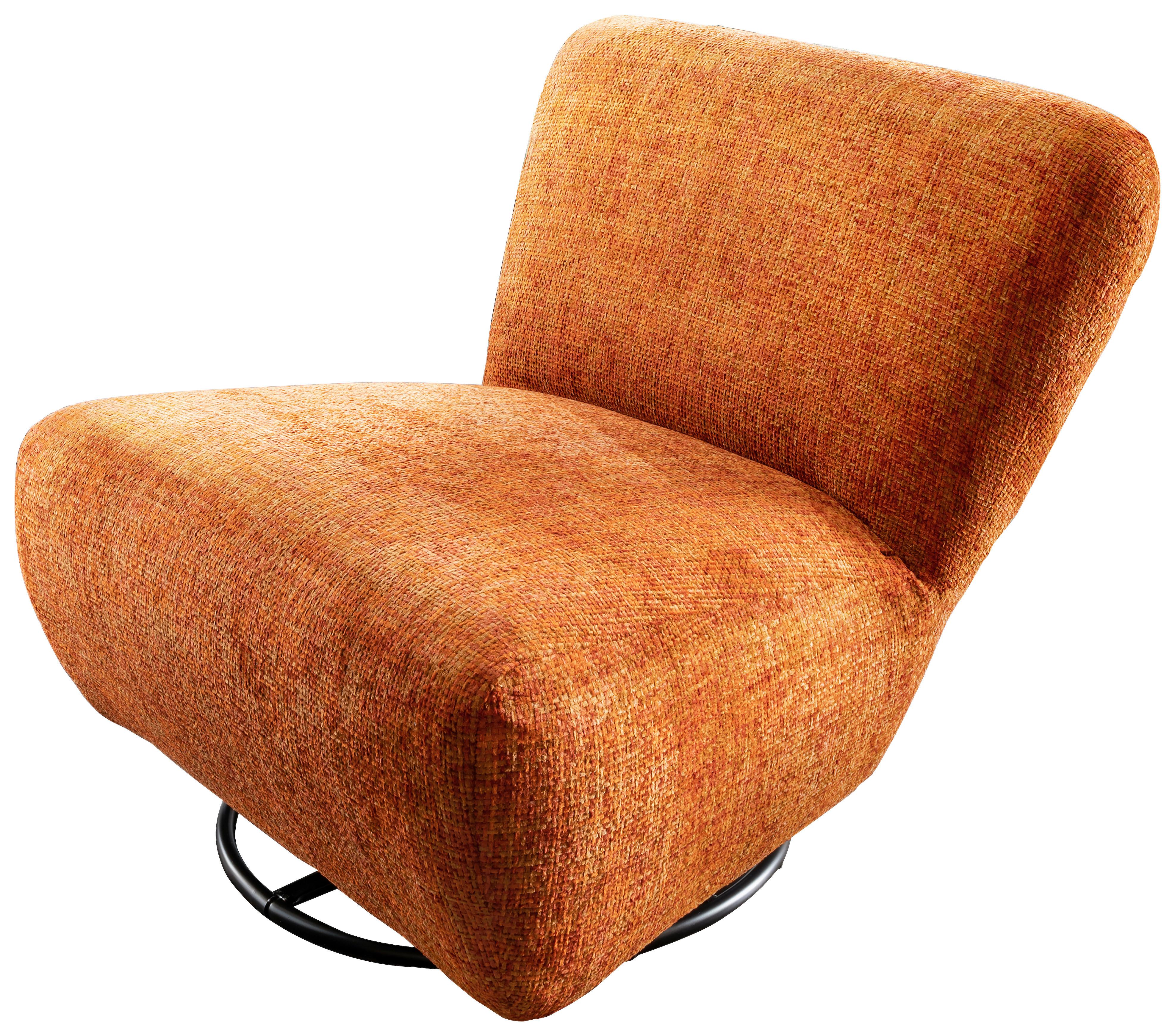 XXL-Sessel Cremallo, Koralle B: 95 cm - Koralle/Schwarz, Trend, Textil (95/77/94cm) - Livetastic