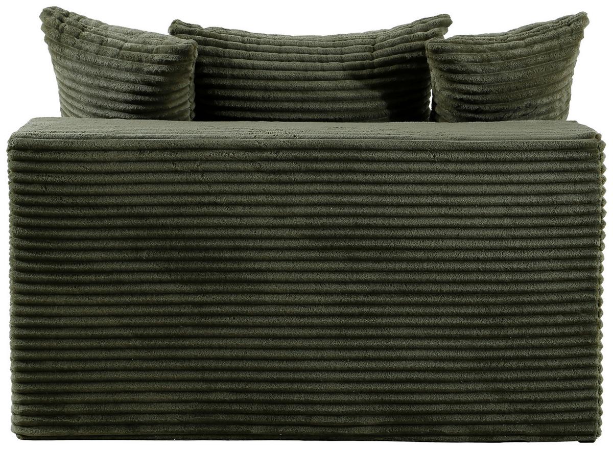 Bigsofa Lunaris Grün B: 125 Cm - Grün, Design, Textil (125/63/170cm) - P & B