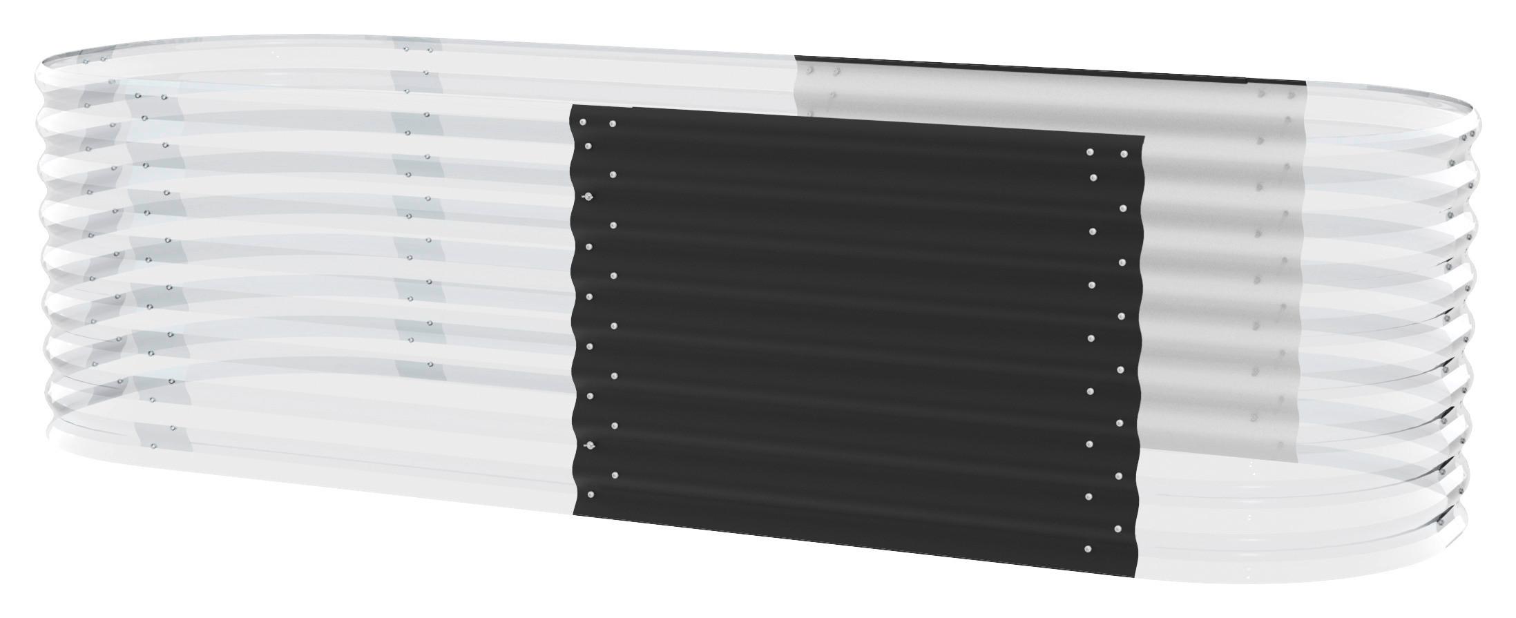 Hochbeet-erweiterung Metall Vita 630 80x63x80 Cm Schwarz - Schwarz, Basics, Metall (80/63/80cm)
