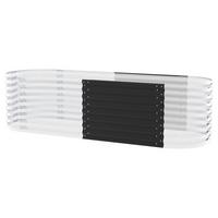 Hochbeet-erweiterung Metall Vita 630 80x63x80 Cm Schwarz - Schwarz, Basics, Metall (80/63/80cm)