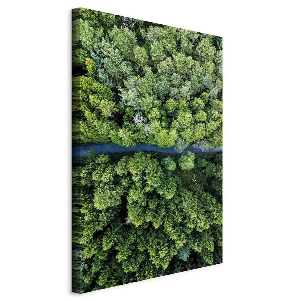 LEINWANDBILD Grün Hellblau B: 40 cm