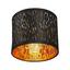 Stropná Lampa Samti Ø 20cm, 40 Watt - čierna/zlatá, Štýlový, kov/textil (20/17cm) - Modern Living Stropná Lampa Samti Ø 20cm, 40 Watt - čierna/zlatá, Štýlový, kov/textil (20/17cm) - Modern Living