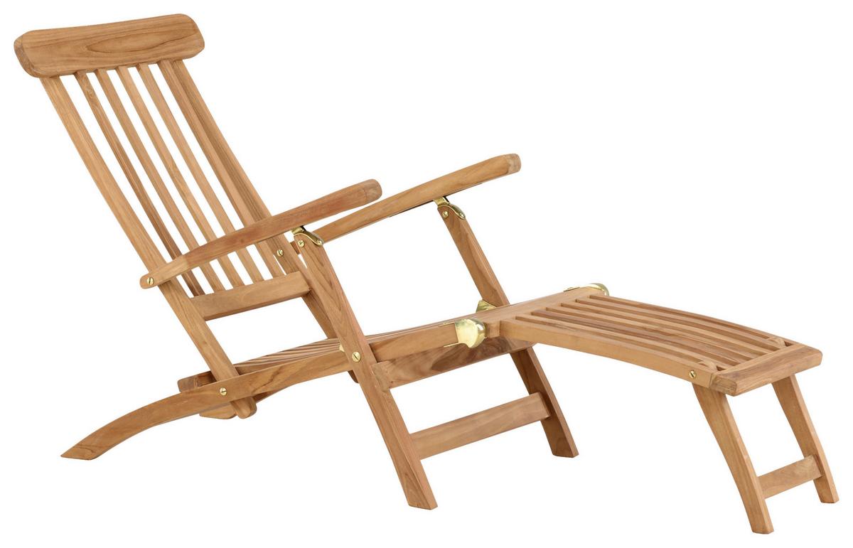 Sonnenliege Kenya Teakholz - KONVENTIONELL (60/95/150cm) - Gardenson