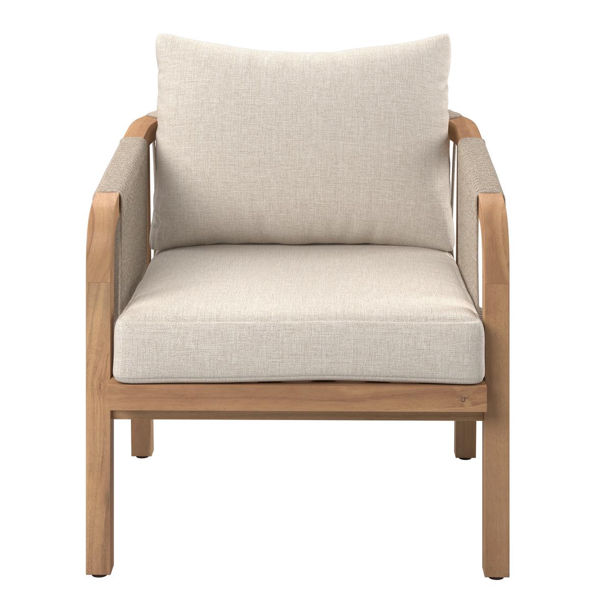 Loungegarnitur Talinn - Akaziefarben, MODERN, Holz (100/65/36cm) - Beldano