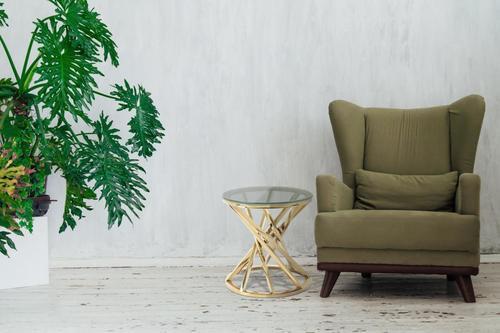 Beistelltisch mit Glasplatte Klar/Goldfarben - Klar/Goldfarben, Trend, Glas/Metall (50/55/50cm) - Kayoom