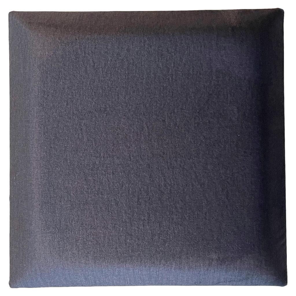 Polsterpaneel 2er-Set 30x30 cm quadratisch, Anthrazit