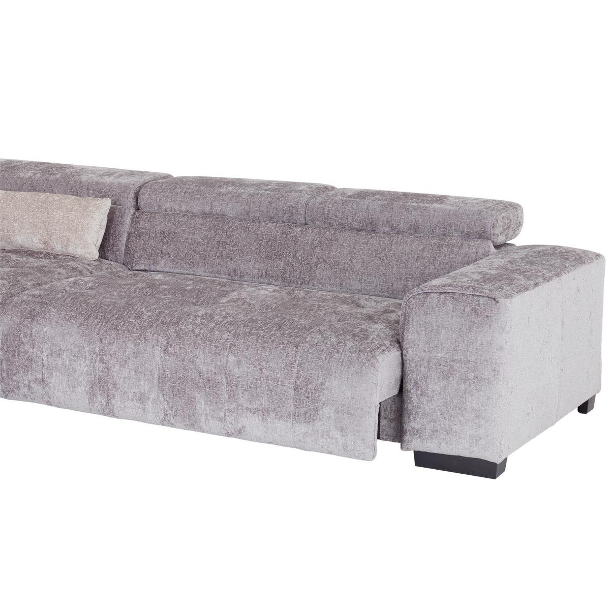 Ecksofa mit Schlaffunktion Matera 230x311 cm - Beige/Schwarz, MODERN, Holz/Holzwerkstoff (230/311cm)