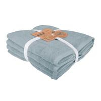Ručník BIO bavlna dýmová modrá - modrá, Moderní, textil (50/90cm)
