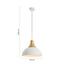Závesná Lampa Fiona - biela, Moderný, kov/drevo (37,5/120cm) - Mömax modern living Závesná Lampa Fiona - biela, Moderný, kov/drevo (37,5/120cm) - Mömax modern living