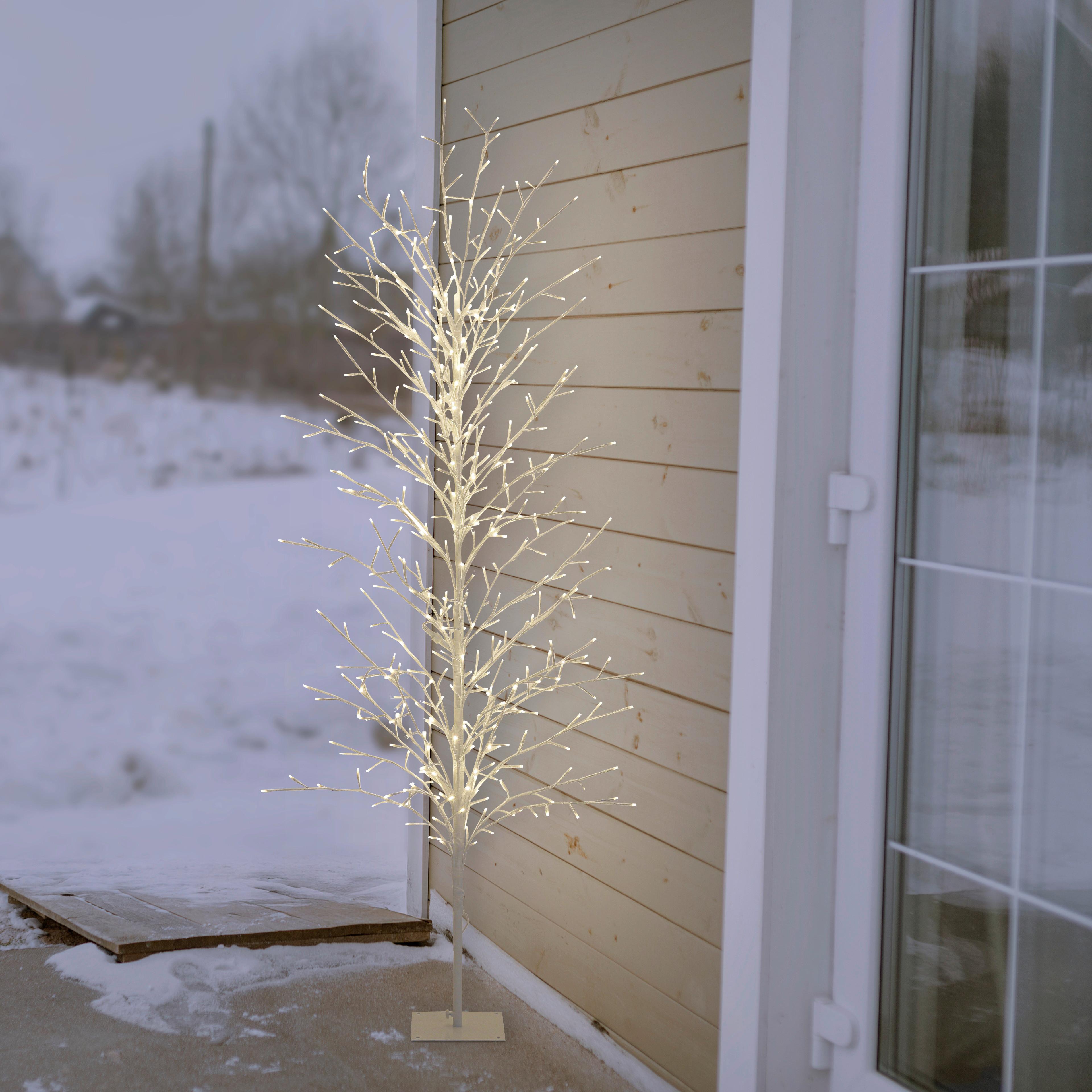 DEKORAČNÉ LED SVIETIDLO BREE - biela, Design, kov/plast (200cm) - Mömax